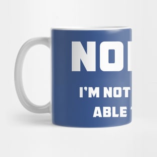 Nope Mug